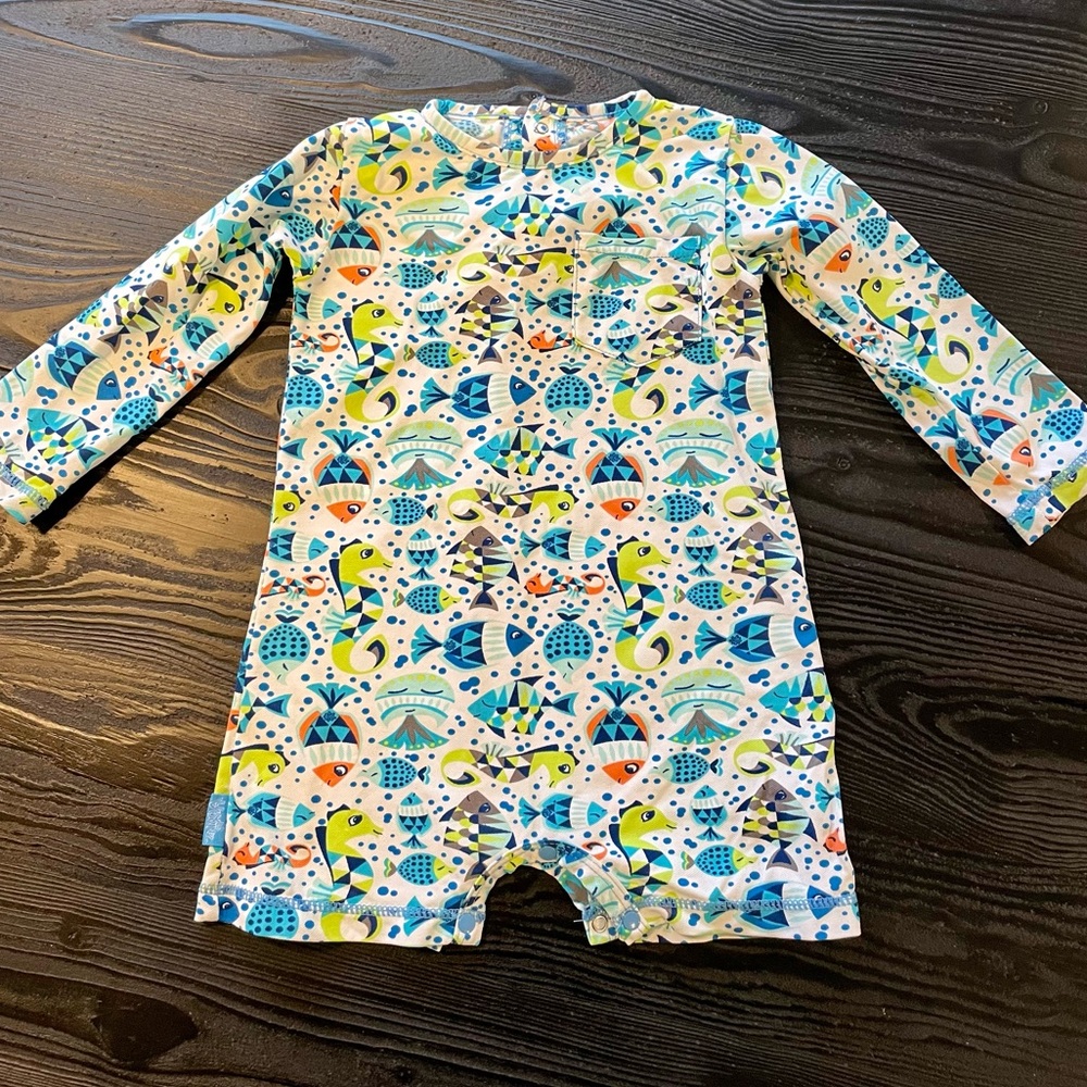 12m-24m UZ Skinz one-piece rash guard